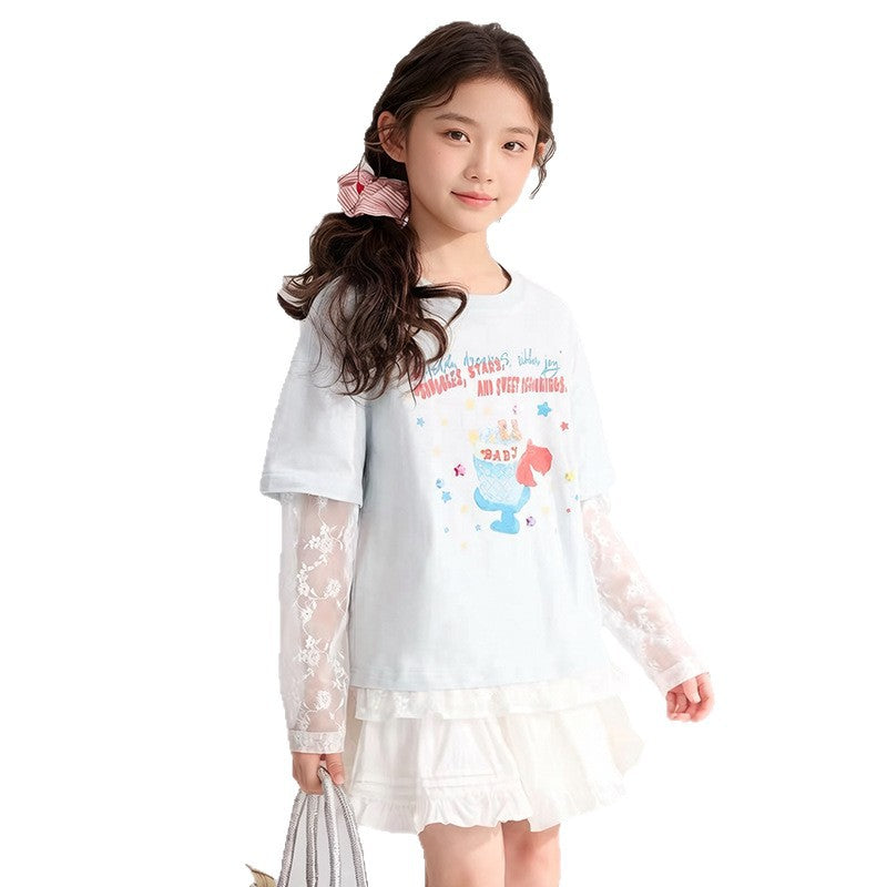 Two fake T-shirts for children