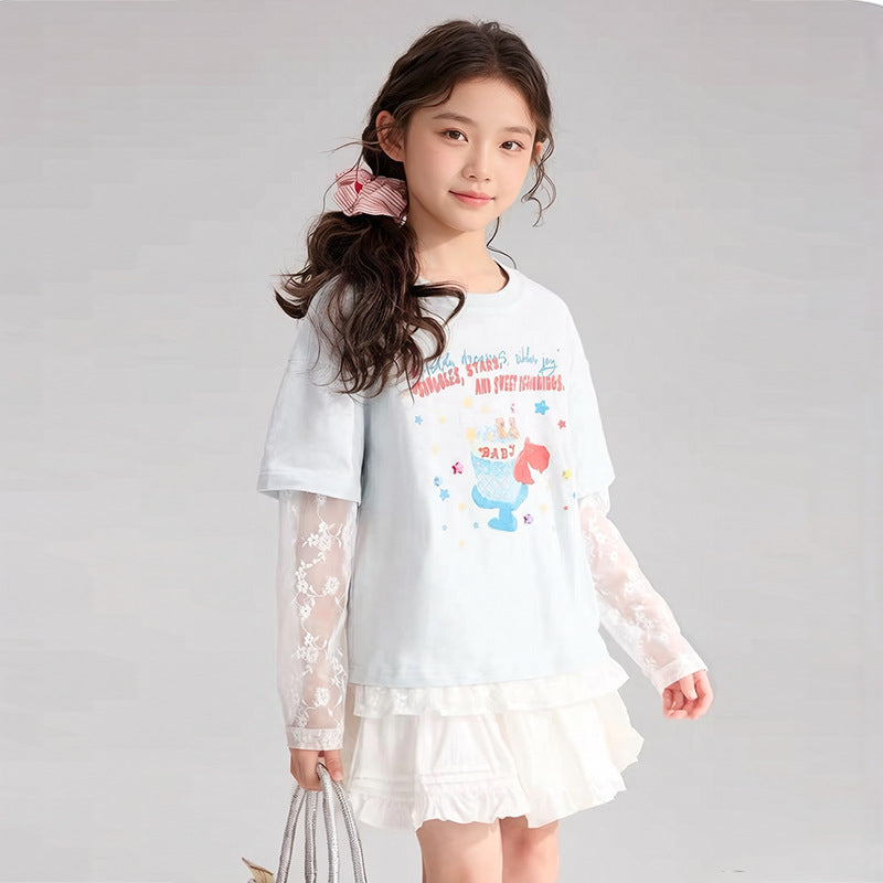Two fake T-shirts for children