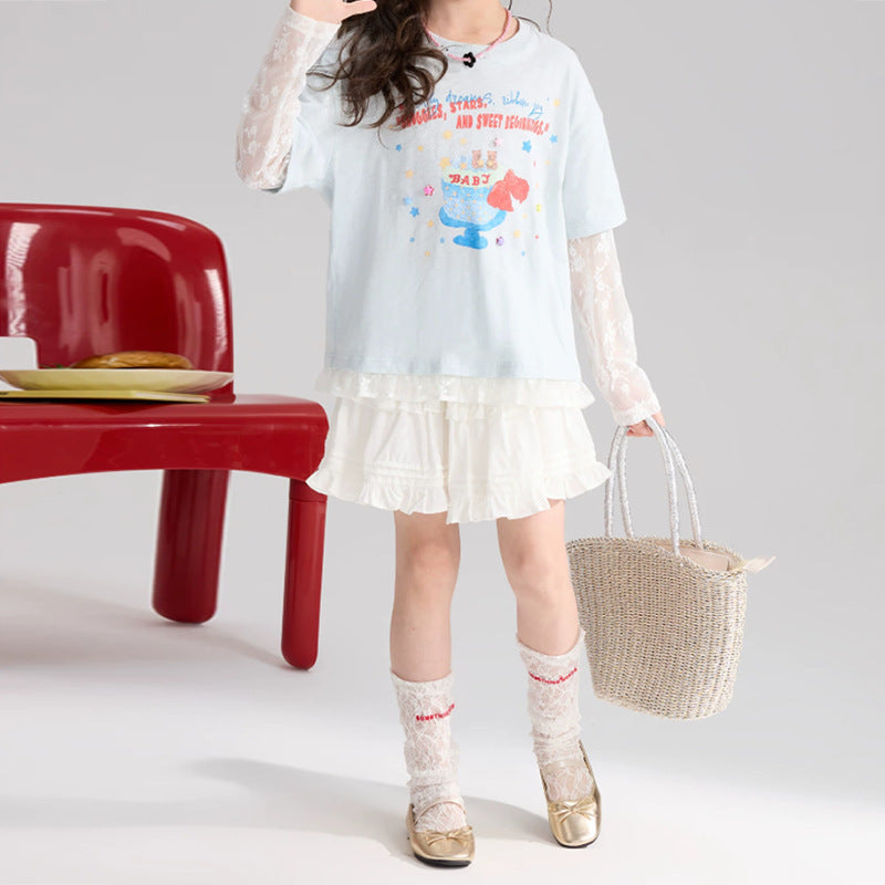 Two fake T-shirts for children