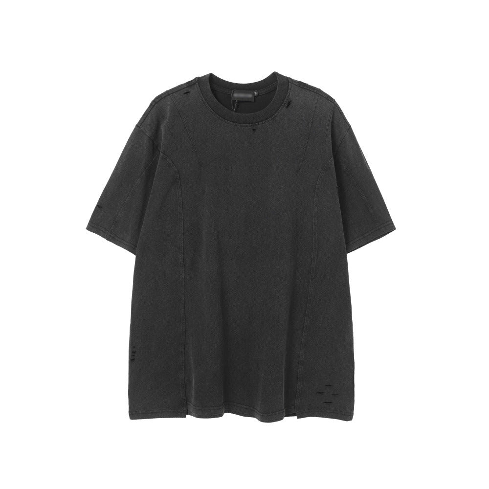 Make old washed short sleeved T-shirts