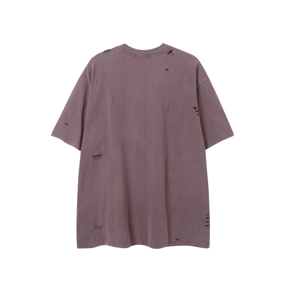 Make old washed short sleeved T-shirts