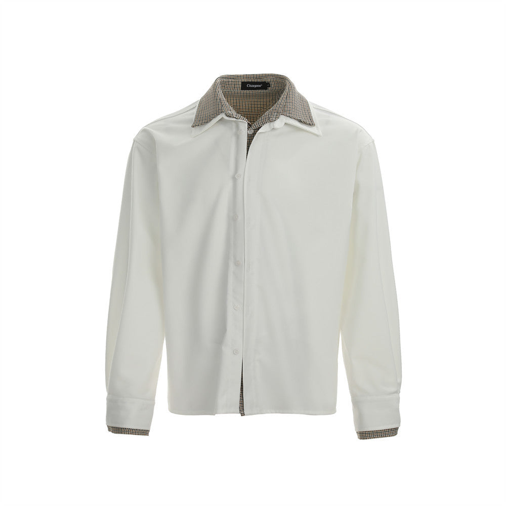 Fake two long sleeved shirts