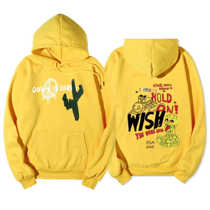Autumn And Winter Mens Travis Scott Sweater Oversize Hoodies
